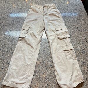 Hollister Light Tan Cargo Pants